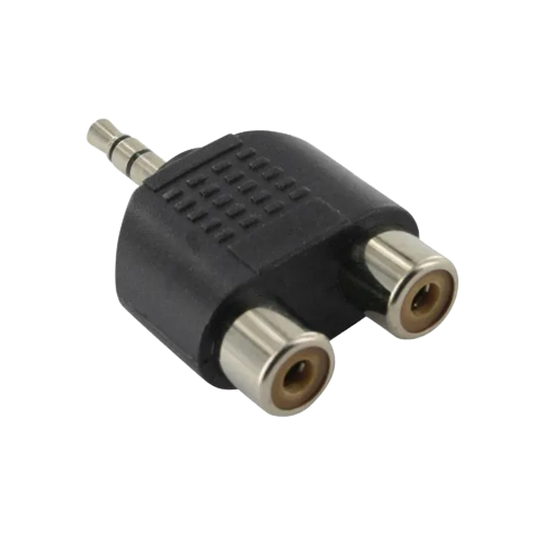 Stereo Plug To Double RCA Jacks 3.5mm