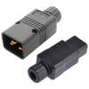 Female Power Connector & UPS Power IEC Male C20 Plug Power Cord Cable Plug EN 60320 C19 16A 250V 20A/125V AC - Alqamarshop