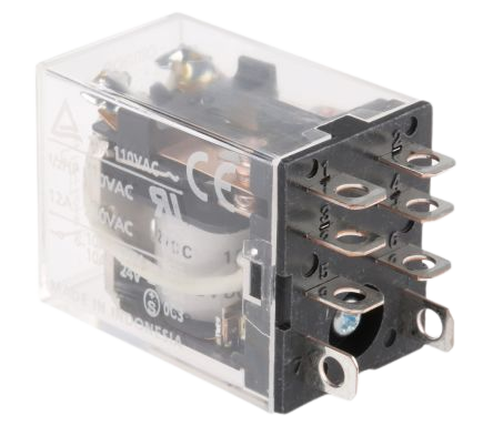 RELAY DC 12V 10A  8pin