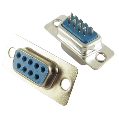 D-sub Connector Female Socket Port Terminal Breakout for Mechanical Equipment CNC Computers DB9 9-pin 2-row