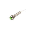 Socket Head Metal LED Green Light Indicator 12V 6MM - Alqamarshop