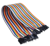 Male to Female jumper connecting wires for Arduino breadboard 30cm - Alqamarshop