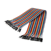 Male to Male jumper connecting wires for Arduino breadboard 30cm - Alqamarshop