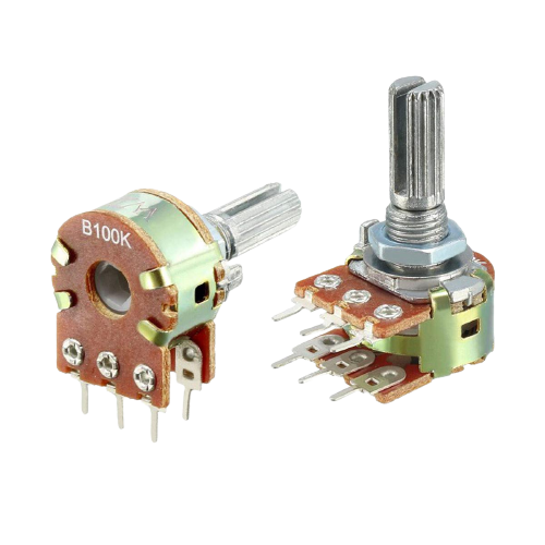 Variable Resistors Rotary  6 Pin 100K