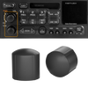 Stereo Radio Volume Control Knob 1pc - Alqamarshop