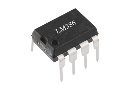 دائرة متكاملة LM386 ذات 8 دبابيس