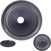 Paper Cone Speaker Drum Paper Subwoofer Cone Replacement with Foam Surround Dome Dust Cap 4 Inch - Alqamarshop