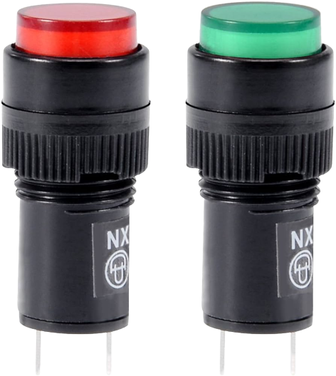 Power Indicator Lamp AC 220V 2Pin 1pc NXD-212