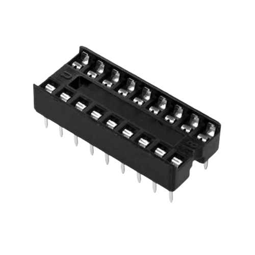 موصل محول قاعدة مقبس DIP IC 18 سنًا