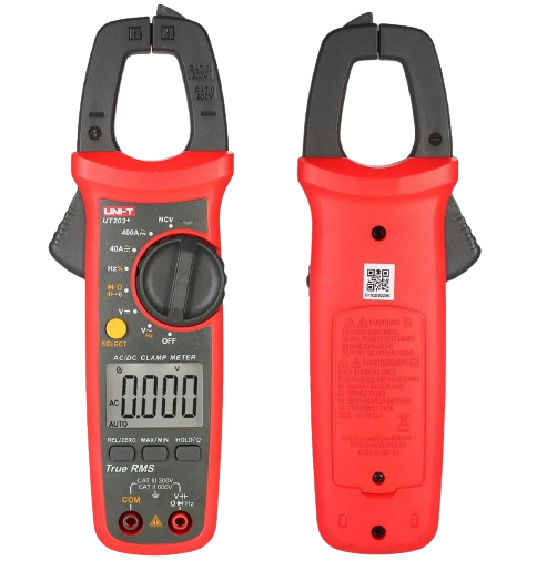 Digital Clamp Meter AC DC Ammeter Multimeter UNI-T UT203+ UT204+