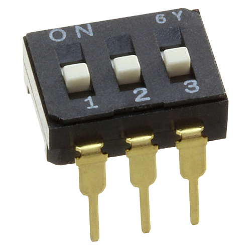 DI SERIES DIP SWITCH 3 way 6Pin