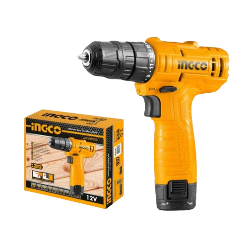 INGCO LITHIUM-ION CORDLESS DRILL  CDLI12415 12V