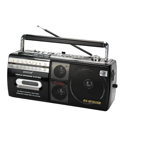 KNSTAR Radio Cassette Recorder RX-M70USB