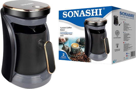 Sonashi Turkish Coffee Maker 500W STCM-4962