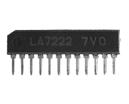 دائرة متكاملة LA7222 ذات 12 سنًا