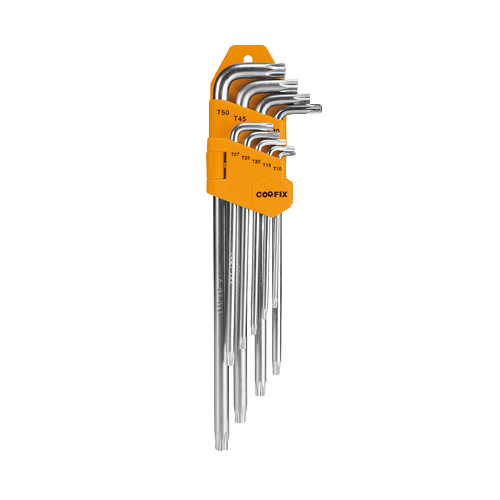 Coofix 9Pcs Ball Point Hex Key Set CFH-D02002-1