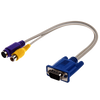 VGA to S-Video/RCA Cable Adapter 10cm - Alqamarshop