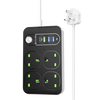 Bavin 3 usb power strip phone with pd port extension socket PC805 - Alqamarshop