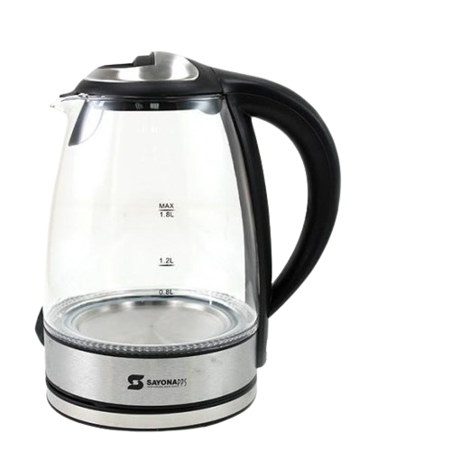 Sayonapps Electric Glass Kettle 1.8litre SK-4502