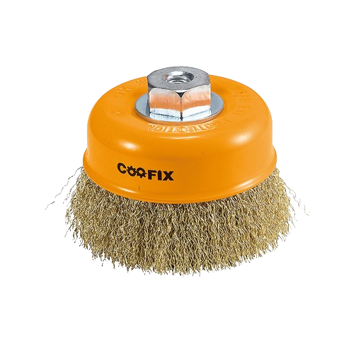 فرشاة كأس سلكية مجعدة من شركة COOFIX CFA-20003 مقاس 125 مم