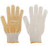Ingco Knitted & PVC Dots Gloves HGVK05