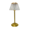 Creative Crystal Table Lamp LED Touch Dimming Desk Lamp USB Rechargeble Bar Table Lamp Romantic Resturant Decorative Desk Lamp