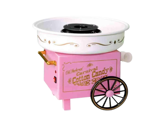 Sumo 500 Watts Cotton Candy Maker, Pink - White - Black