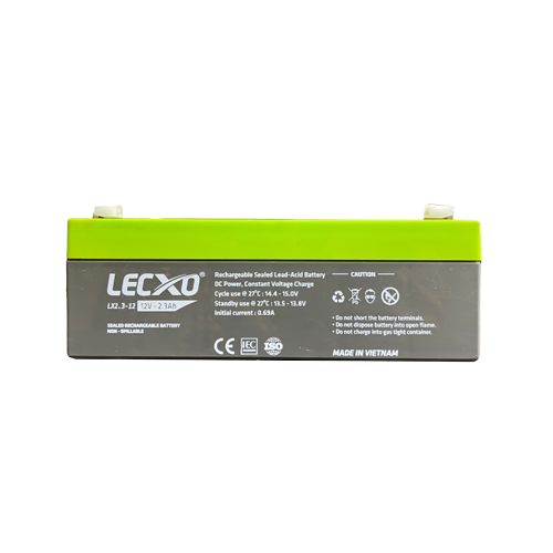 Lecxo Lead Acid Dry Battery 12V 2.3Ah LX2.3-12