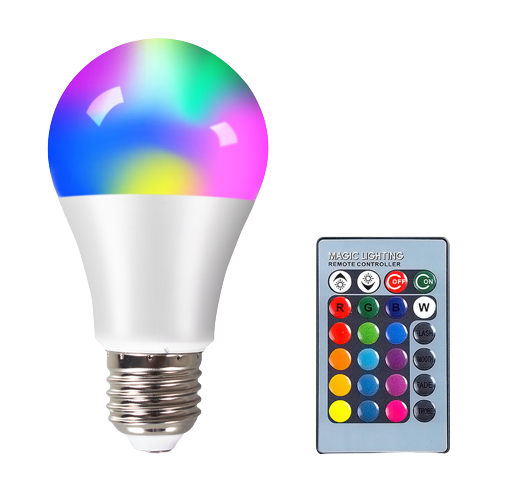 LED RGB Lamp Spotlight Bulb E27