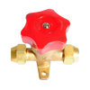 Shut-off valve flare 1-2 inch sae