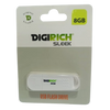 Digirich Sleek Flash Drive  - White 8GB - Alqamarshop