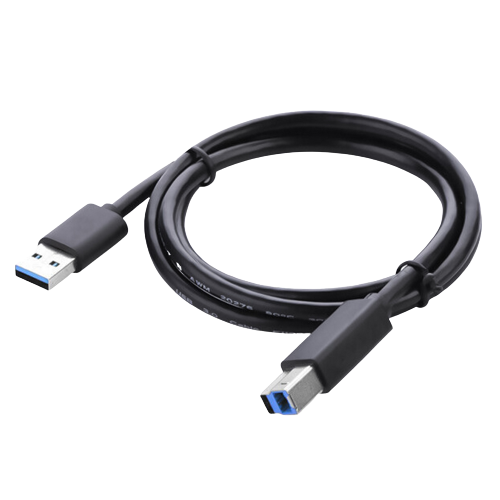 كابل طابعة USB 1.8 متر أسود 3.0 صنع في تايوان