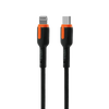CABLE VIDVIE CB499 TYPE C/LIGHTNING 20W PD 1.2M BLACK-ORANGE