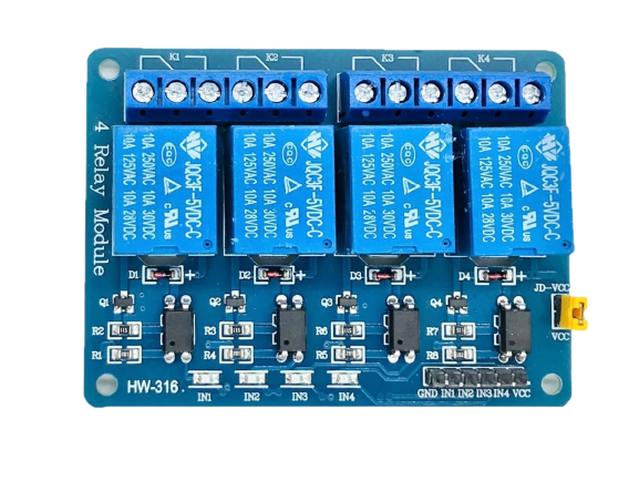 4 Channel 10A 5v Relay Module