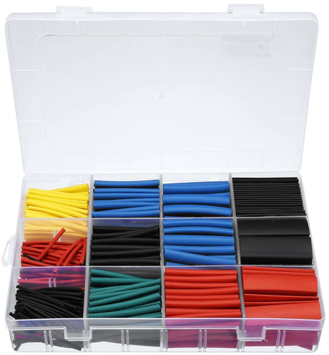 Colorful Heat Shrinkable Tubing Wire Cable Sleeve 11 Sizes 2:1 1-13 Mm