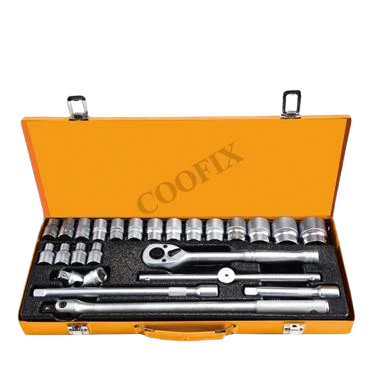 طقم مقابس COOFIX مقاس 1/2 بوصة 24 قطعة CFH-B06003