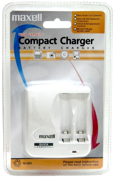 Maxell Compact Battery Charger AA-RC 550mA