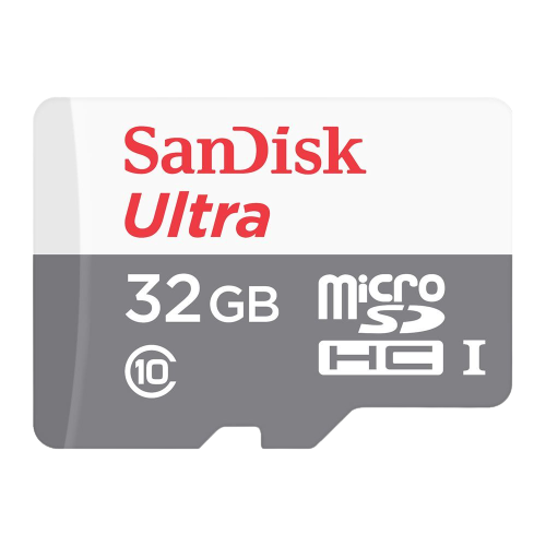 بطاقة ذاكرة Sandisk Ultra Micro SDHC UHS-1 بسرعة تصل إلى 100 ميجابايت/ثانية سعة 32 جيجابايت