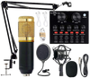 USB Condenser Mic with V8 Mixer Sound Card Kit BM800 - Alqamarshop