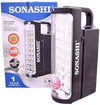 Sonashi Rechargeable Emergency Lantern Black SEL-687 - Alqamarshop