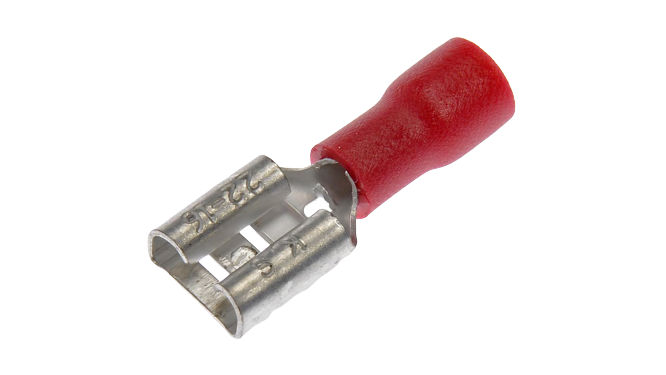 Kuwes Female Disconnect Crimp Terminal Red 2-37 1 Pcs 1.5M