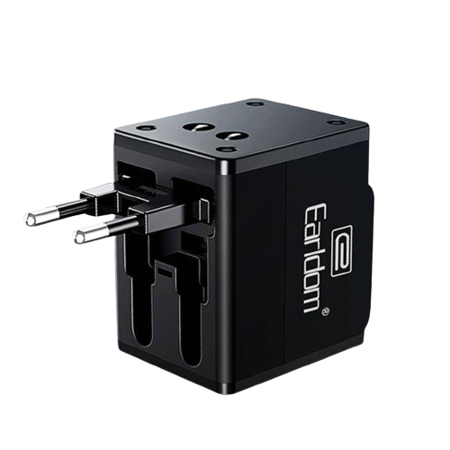 Earldom Universal adapter dual USB port ES-LC10