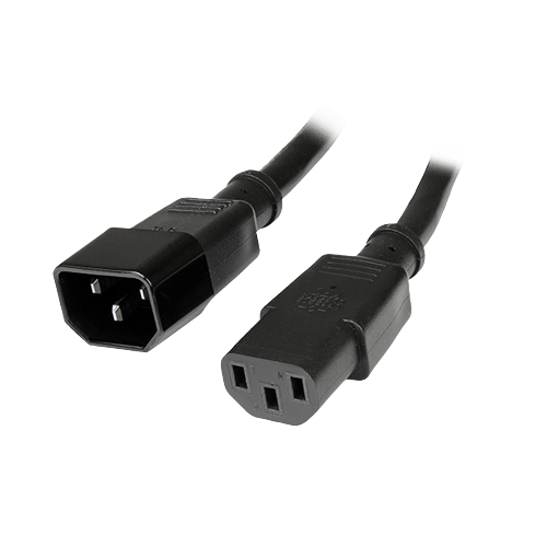 POWER CABLE UPS MALE TO FEMALE 1M