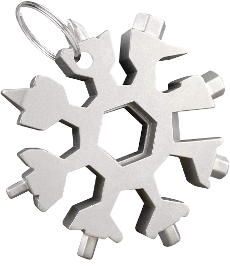 18 In 1 Snowflake Multitool, Screwdriver