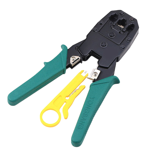 Network Crimping Tool For RJ11 Telephone & RJ45 Ethernet Internet (Puncher)