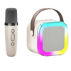 Mini Audio Microphone Karaoke Bluetooth Speaker K12 - Alqamarshop