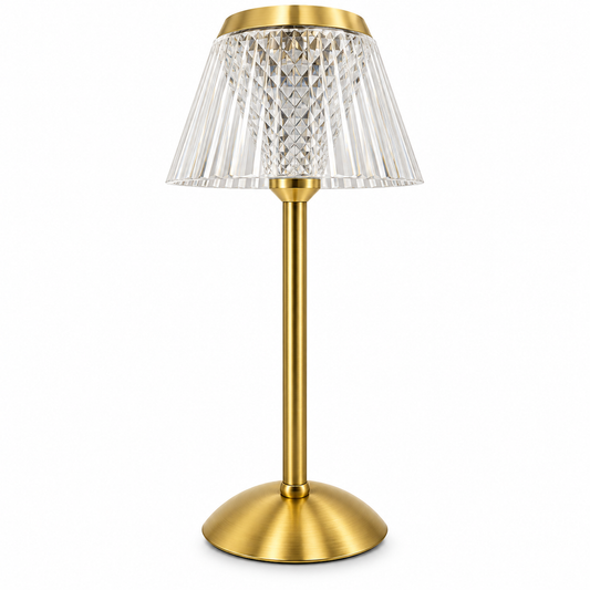 Crystal LED Table Lamp Touch Dimming USB Rechargeable