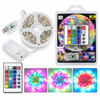 10m RGB LED Strip Light 300 LEDs SMD5050 with 24-Key Remote