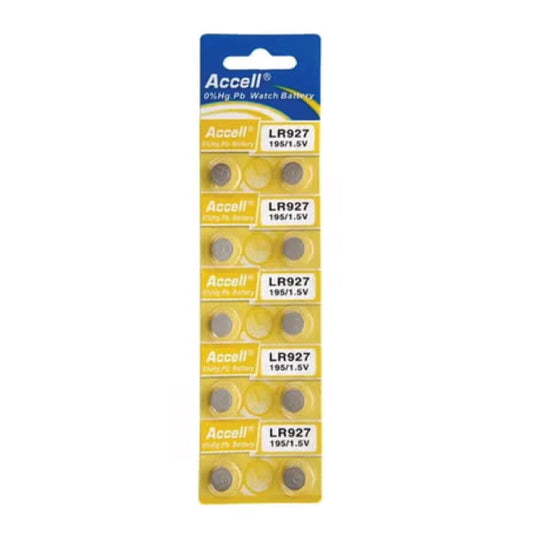 Accell LR1130 Watch Battery – 1.5V Alkaline Button Cell (0% Hg & Pb)