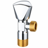 SS and Brass Long Angle Valve, Size: 1/2"x1/2"